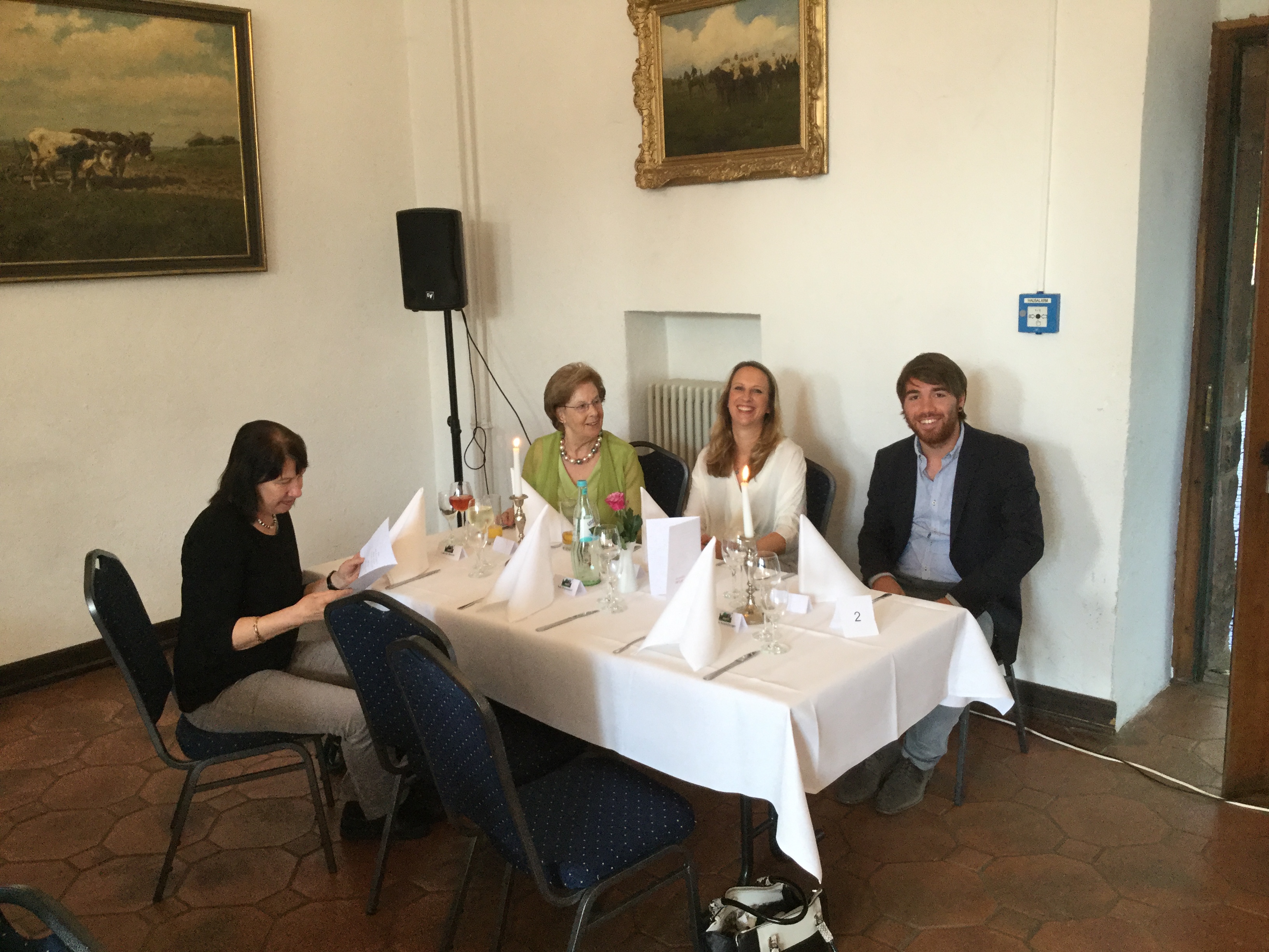 Ille Heye und Dirk Heye, 80ter Geburtstag auf Burg Konradsheim - Germany am 3 Okt 2015